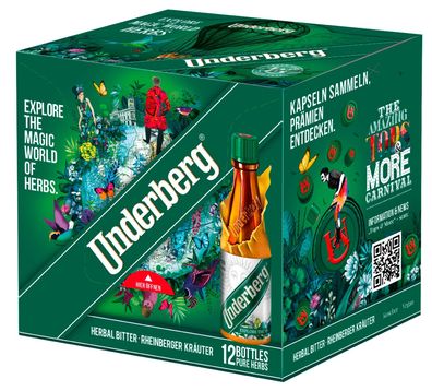Underberg Kräuterbitter 44 % vol. (12 x 0,02 l) 0,24 l