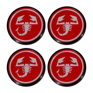 Original Radnabendeckel für Alufelge 4er-Set für Fiat 500 Grande Punto 51811808