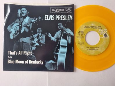 Elvis Presley - That's All Right 7'' US GOLDEN/ ORANGE VINYL