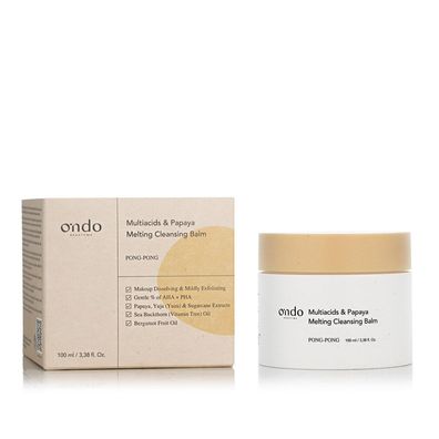 Ondo Beauty 36.5 PONG-PONG Multisäuren & Papaya-Reinigungsbalsam 100 ml