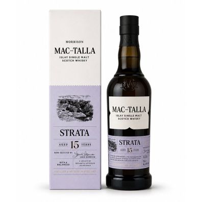 Mac-Talla STRATA 15 Jahre, Single Malt Scotch Whisky, 46% Vol. 0,7 l