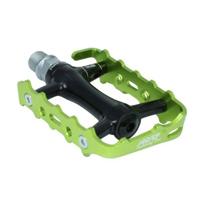 NC-17 Plattformpedal Trekking Pro, Alu, Präzisionslager, schwarz-grün