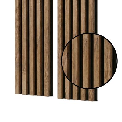 Akustikpaneele 53x240 cm Eiche Natur Grandson - Lamellen auf schwarzer HDF-Platte