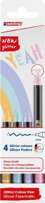 Edding Fasermaler Glitzer 1200 3 mm 4er-Set