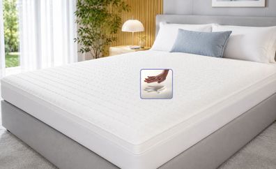 Viscoelastische Matratzenauflage viskoelastischer Topper Visco Visko 9 od. 12 cm Höhe