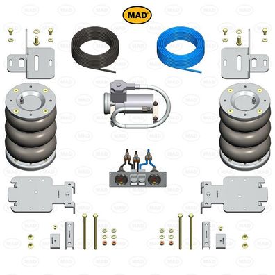 MAD Zusatzluftfeder Ford Transit VII V363 Pritsche Fahrgestell Kompressor Bedienteil