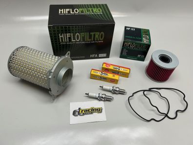 Wartungssatz Ölfilterset Zündkerze oilfilter spark passt an Suzuki Gs 500 89-08