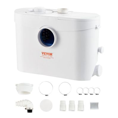 VEVOR Hebeanlage 700 W Zerkleinerer Abwasserpumpe 9600 l/h 10 m