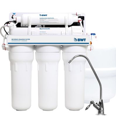 1 Umkehrosmoseanlage Haushalt mit Pumpe 75 GPD 12-Liter-Tank Defekt