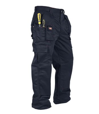 Lee Cooper Arbeitshose Cargo mit Taschen Blau W38 L31