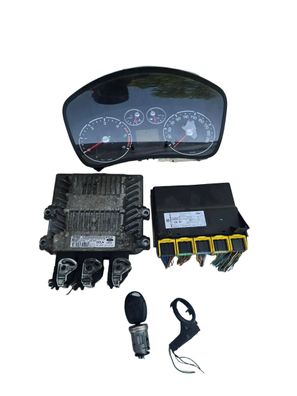 7S6112A650AA motorsteuergerät Set FORD FIESTA V 1.4 TDCI