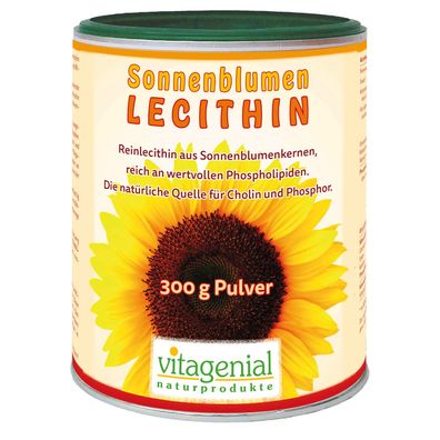 Vitagenial Sonnenblumen Lecithin, 300 g Pulver