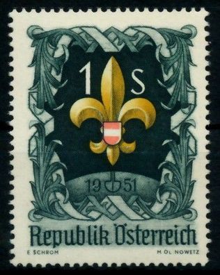 Österreich 1951 Nr 966 postfrisch X75992A
