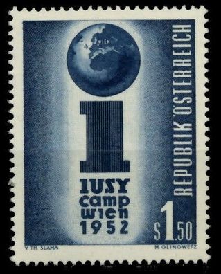Österreich 1952 Nr 974 postfrisch X75993E