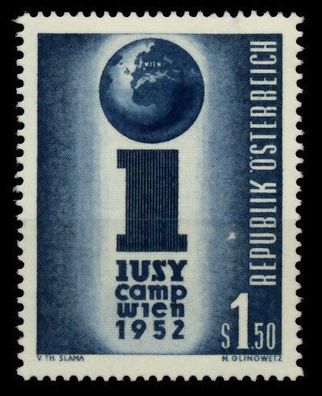 Österreich 1952 Nr 974 postfrisch X75994A