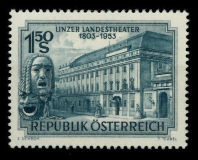 Österreich 1953 Nr 988 postfrisch X7599B2