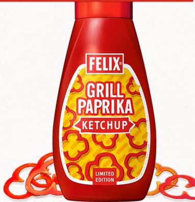 Felix Ketchup Grill Paprika laktose und glutenfrei 450g 3 Varianten/ Stückza