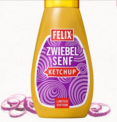 Felix Ketchup Zwiebel Senf laktose und glutenfrei 450g 3 Varianten/ Stückza