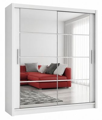 Kleiderschrank DAKOTA, 160/203 cm, Schiebeschrank, Schiebetürenschrank