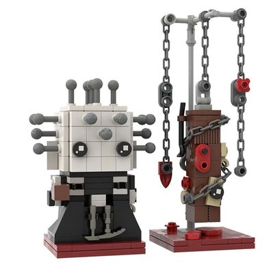 Holle Pfarrer Nadel Holle Pfarrer Bausteine Bauen Horror Ziegelsteine Spielzeug