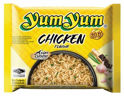 YumYum Instant Noodles Chicken 30 x 60 g, (1,8 kg)