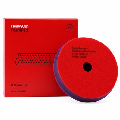 Koch Chemie Heavy Cut Foam Pad Ø 150 x 25 mm | Polierpad für tiefe Kratzer