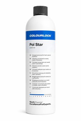 Koch Chemie Colourlock Pol Star | Reinigungskonzentrat für Textil, Leder & Alcanta