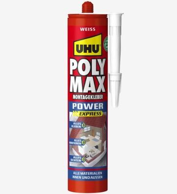 UHU PolyMax Montagekleber Power weiß 425 g