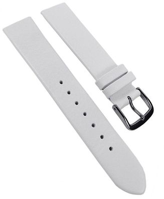 EULIT Nappa Design Ersatzband Leder weiß passend für Skagen