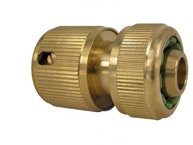 Green Towerr Schlauchstück 3/4 Zoll Messing Schnellkupplung