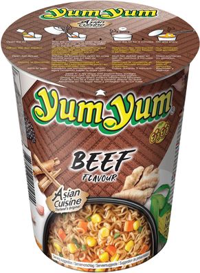 YumYum Instant Noodles Cup Rind 12 x 70 g (840 g)