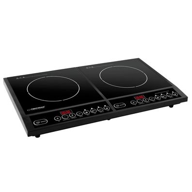 Esperanza Doppelinduktionskochplatte EKH008, 2000 Watt, schwarz, Neu