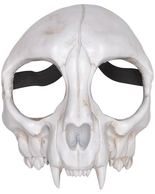 Halloween Karneval LARP Tier Knochenmaske weiß
