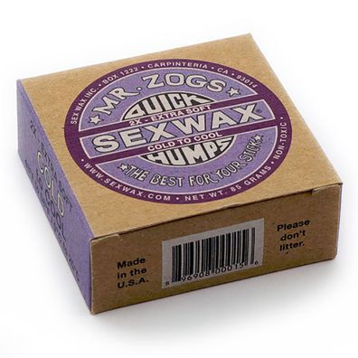 MR. ZOGS SEXWAX Surfwachs Quick Humps extra soft 9°C bis 20°C