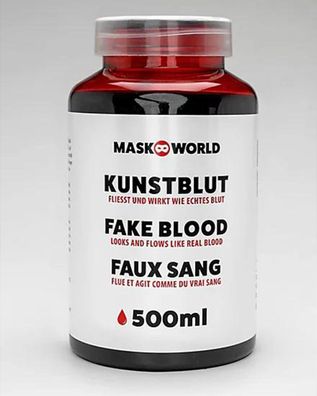 Kunstblut Flasche 500 ml Filmblut