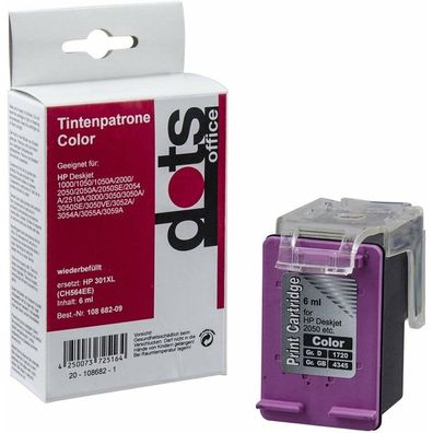 dots color Tintenpatrone ersetzt HP 301XL (CH564EE)