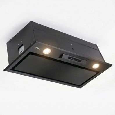 Gurari GCH B 545 BL 70 Prime Dunstabzugshaube 70 cm Schwarz Deckenhaube