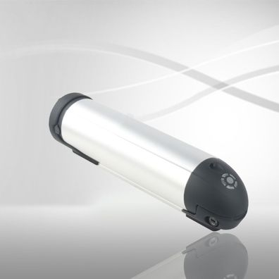 E-Bike Trinkflaschenakku 24V 12,5Ah 300Wh Silber Lithium-Ionen Akku incl. BMS
