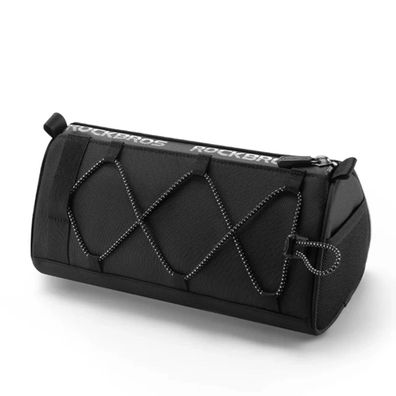 Rockbros Lenkertasche – Schwarz Fahrradtasche für Lenkrad - Fassungsvermögen 1,5 l