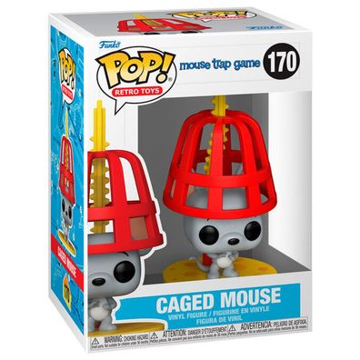 Mausefallenspiel mit POP-Figuren Maus im Käfig