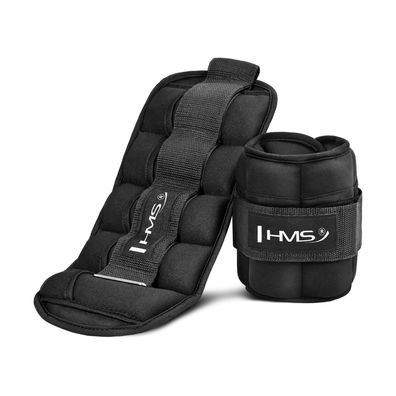 HMS ONK05 Gewichtsmanschetten verstellbar 2 × 2,5 kg für Hand und Fuß
