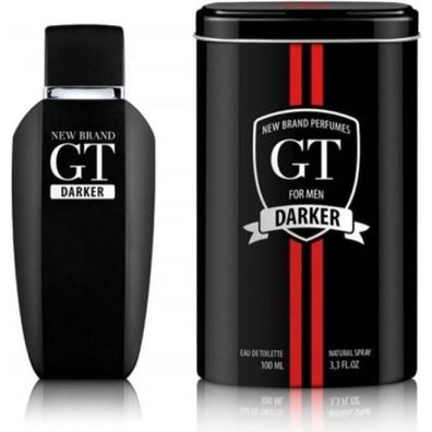 NEW BRAND Perfumes GT Eau de Toilette Darker for Men New Brand Prestige 100 ml