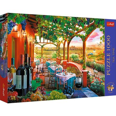 Trefl, Tea Time Italienisches Weingut, 1000 Teile Premium Plus Puzzle