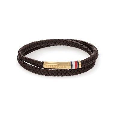 Tommy Hilfiger - 2790551 - Armband - Herren - Leder - braun - 19cm