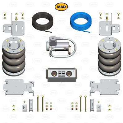 MAD Luftfeder für Transit VII V363 Pritsche HA FWD Kompressor Bedienteil am Sitz