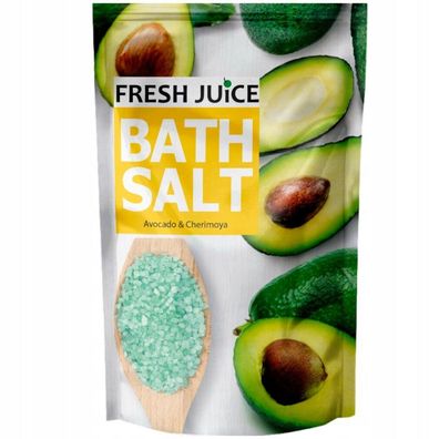 Avocado & Cherimoya Bath Salt Rich in Minerals 500g Fresh Juice