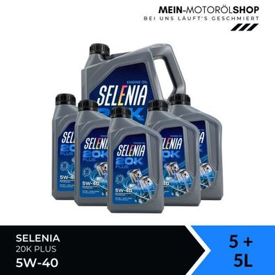 Selenia 20K Plus 5W-40 5 + 5 Liter