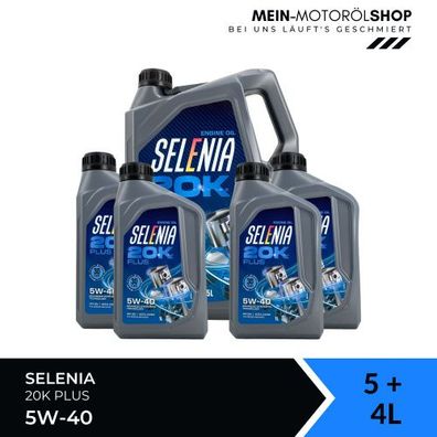 Selenia 20K Plus 5W-40 5 + 4 Liter