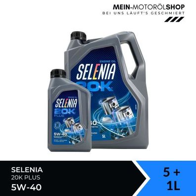 Selenia 20K Plus 5W-40 5 + 1 Liter