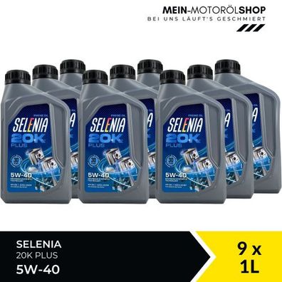 Selenia 20K Plus 5W-40 9x1 Liter
